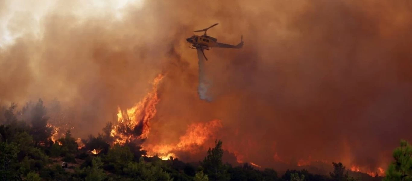 Πολύ υψηλός κίνδυνος πυρκαγιάς αύριο Πέμπτη- Ποιες περιοχές αφορά